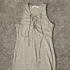 Fairly new gray dress.